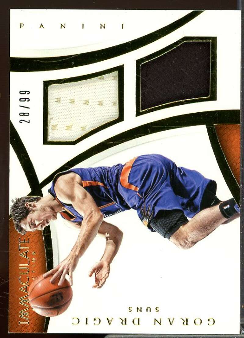Goran Dragic/99 Card 2014-15 Immaculate Collection Dual Memorabilia #DMGD  Image 1