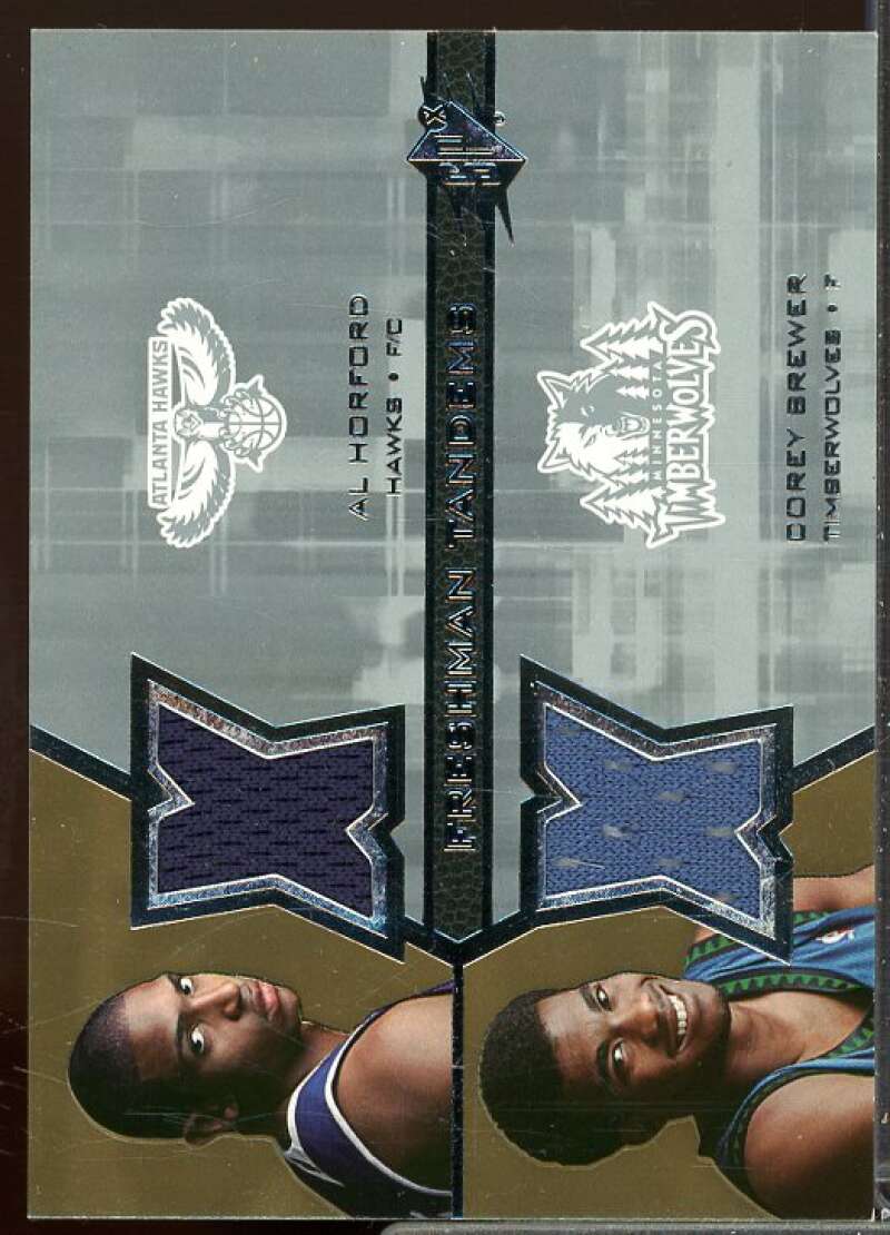 Al Horford/Corey Brewer 2007-08 SPx Freshman Orientation Tandems Rookie #HB  Image 1