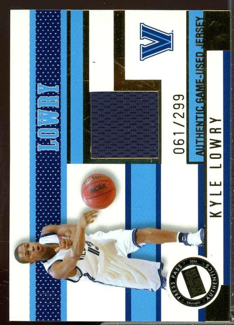 Kyle Lowry Rookie Card 2006 Press Pass Rookie Jerseys Gold #JCKL  Image 1