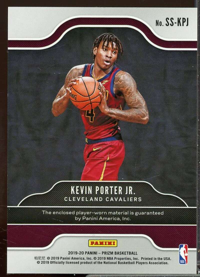 Kevin Porter Jr. Rookie 2019-20 Panini Prizm Rookie Sensational Swatches #27  Image 2