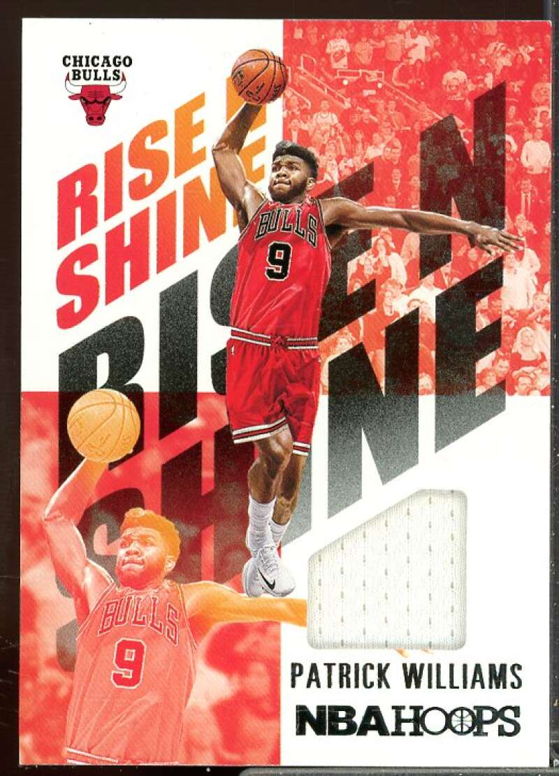 Patrick Williams Rookie Card 2020-21 Hoops Rise N Shine Rookie Memorabilia #34  Image 1