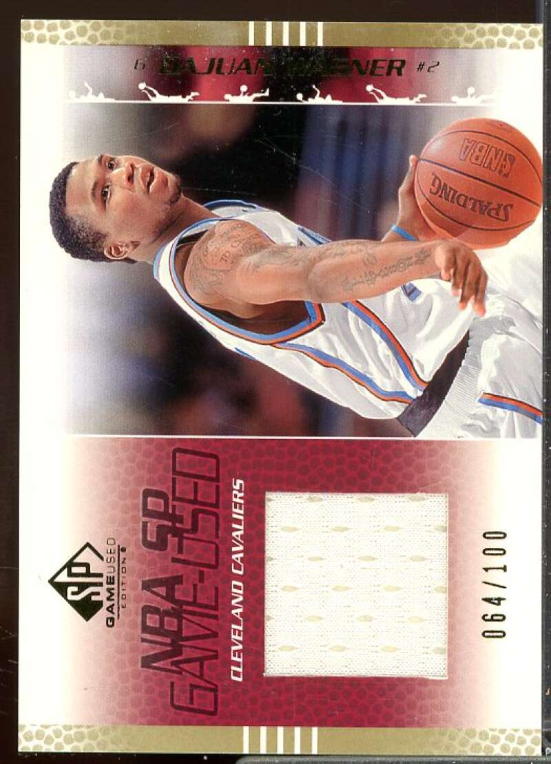 DaJuan Wagner Rookie Card 2003-04 SP Game Used Authentic Patches #DWP  Image 1