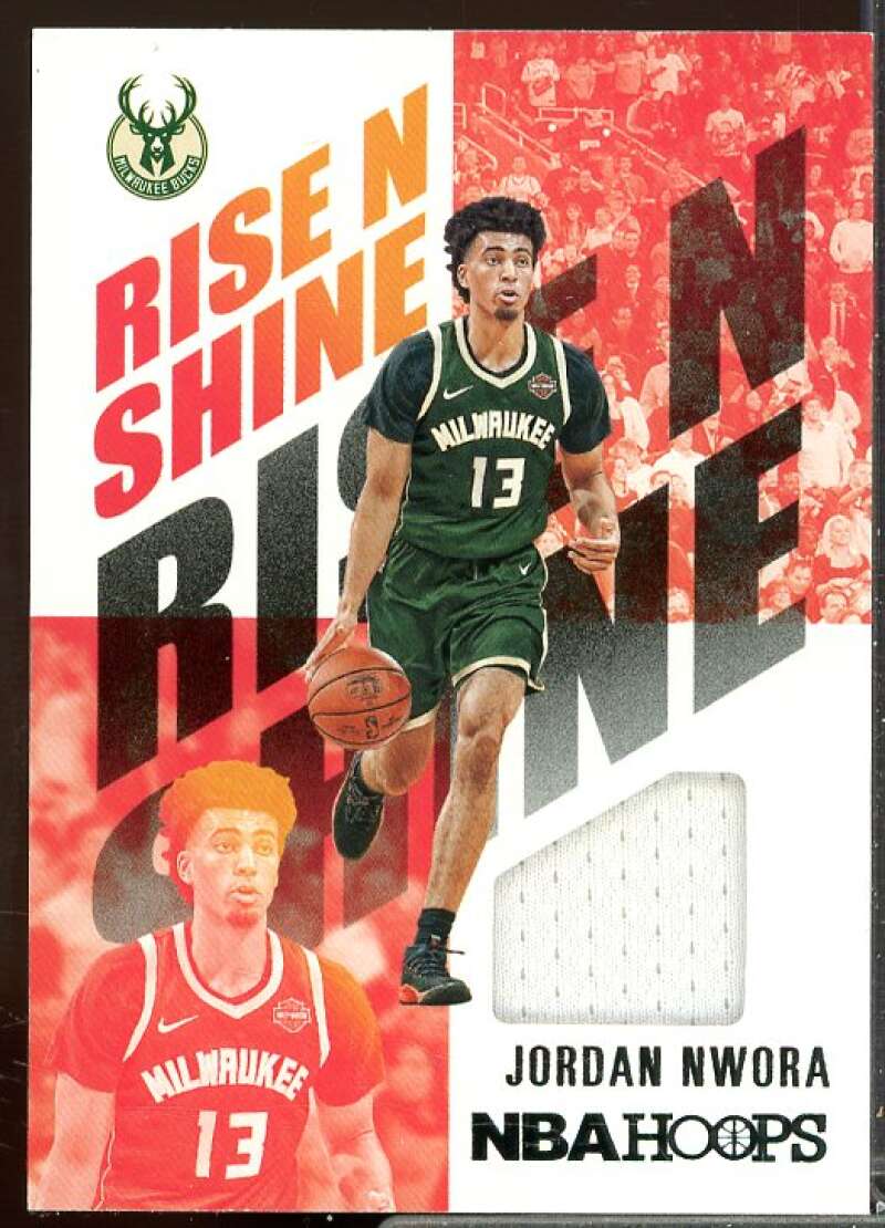Jordan Nwora Rookie Card 2020-21 Hoops Rise N Shine Rookie Memorabilia #35  Image 1