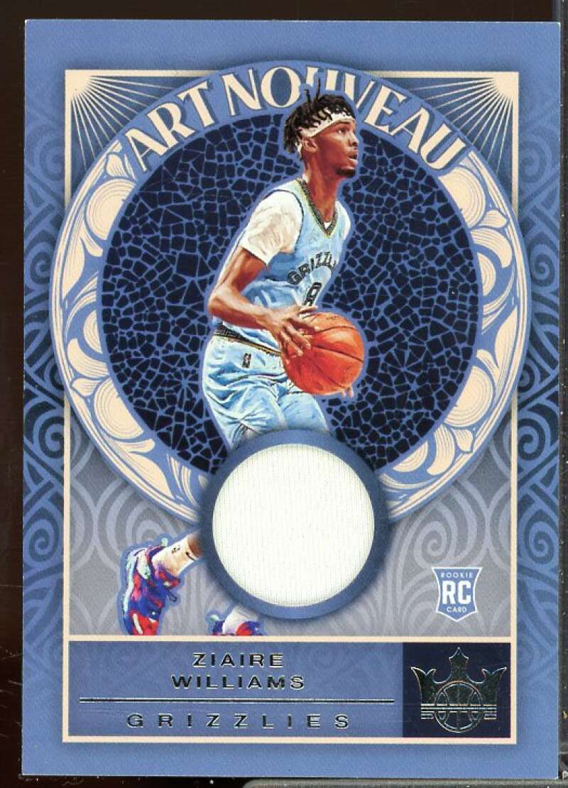 Ziaire Williams Card 2021-22 Court Kings Art Nouveau Materials #10  Image 1