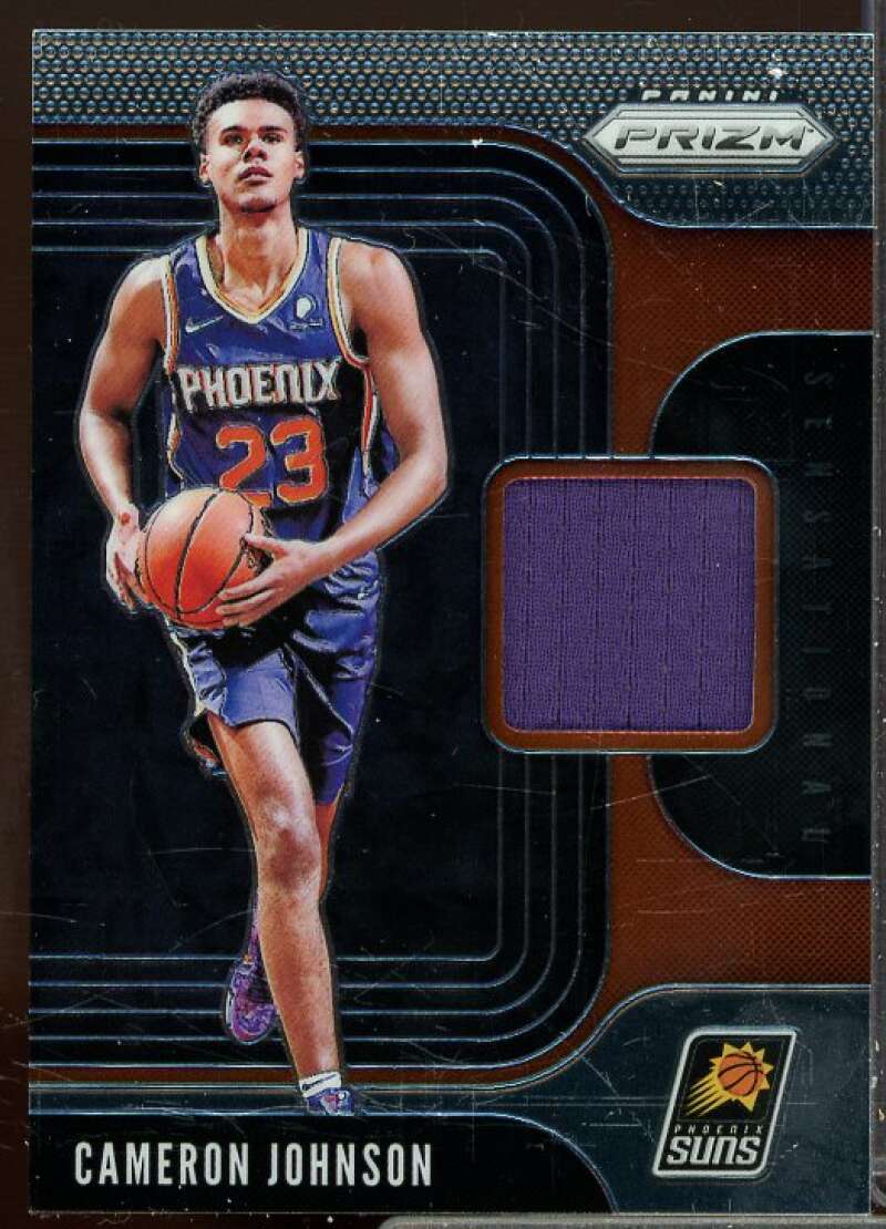 Cameron Johnson Rookie 2019-20 Panini Prizm Rookie Sensational Swatches #10  Image 1