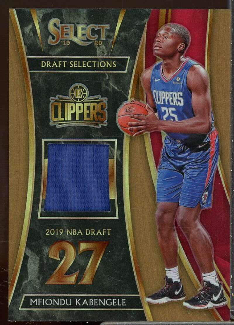 Mfiondu Kabengele 2019-20 Select Draft Selections Memorabilia Prizms Copper #13  Image 1