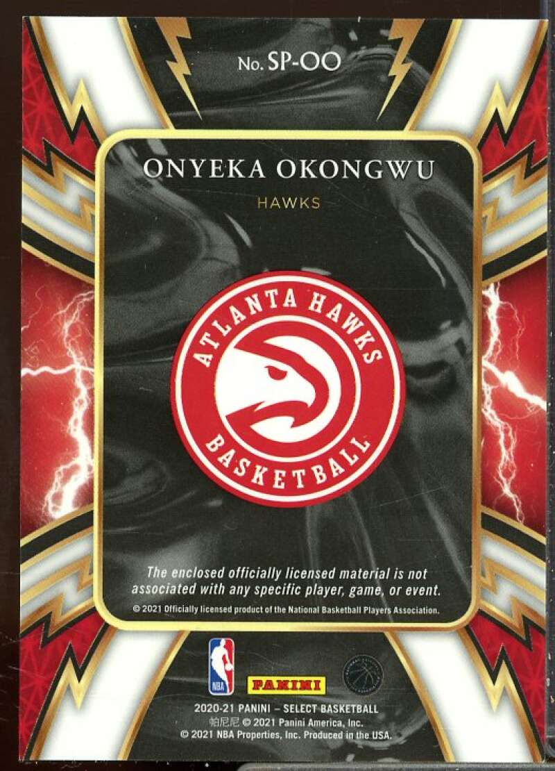 Onyeka Okongwu Rookie Card 2020-21 Select Sparks Memorabilia #9  Image 2