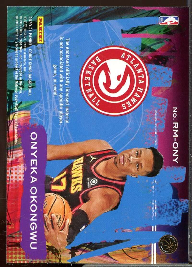 Onyeka Okongwu Rookie 2020-21 Court Kings Rookie Expression Memorabilia #35  Image 2