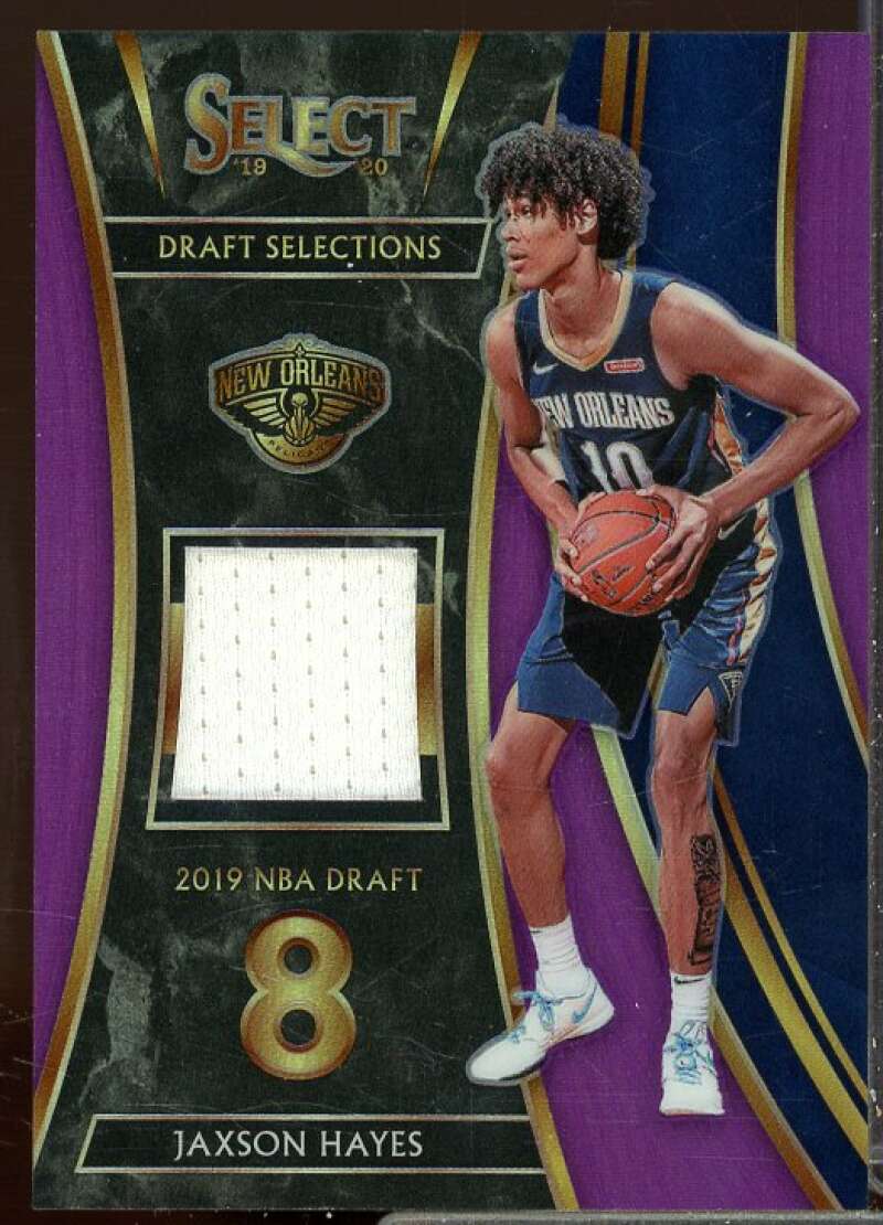 Jaxson Hayes 2019-20 Select Draft Selection Rookie Memorabilia Prizms Purple #2  Image 1
