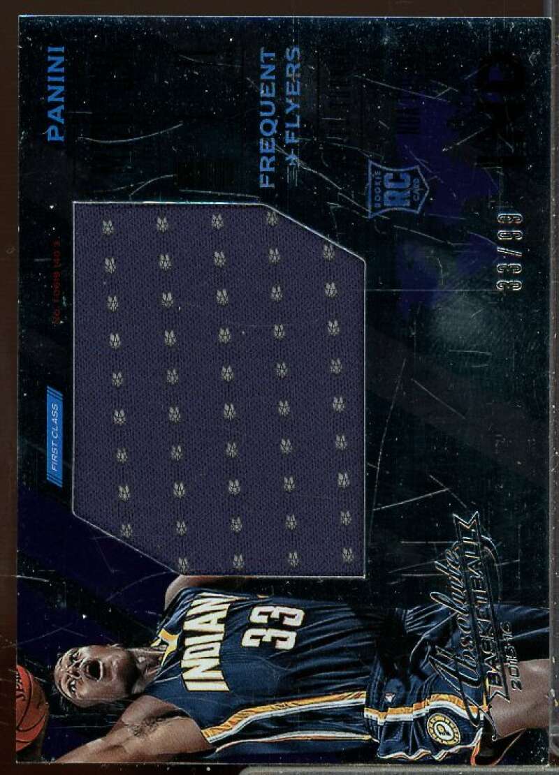 Myles Turner 2015-16 Absolute Memorabilia Freshman Flyer Rookie Jumbo JSY #11  Image 1