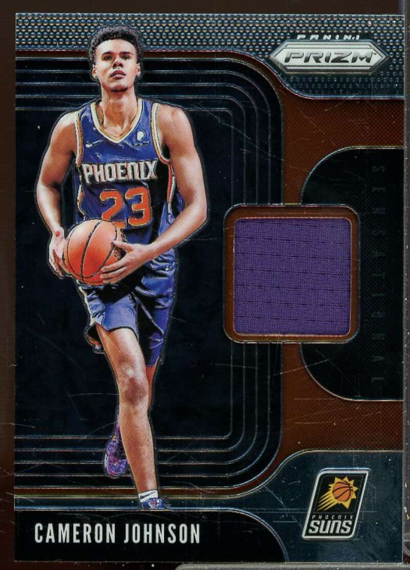 Cameron Johnson Rookie 2019-20 Panini Prizm Rookie Sensational Swatches #10  Image 1