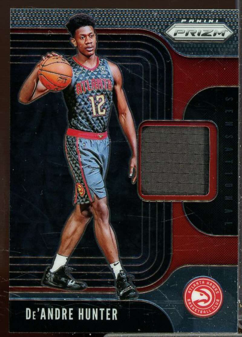 De'Andre Hunter Rookie Card 2019-20 Panini Prizm Rookie Sensational Swatches #4  Image 1