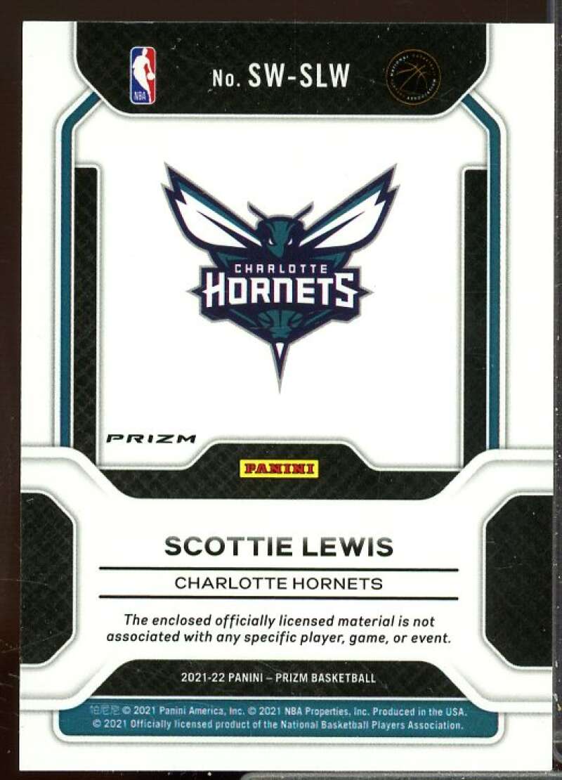 Scottie Lewis 2021-22 Panini Prizm Rookie Sensational Swatches Orange Ice #100  Image 2