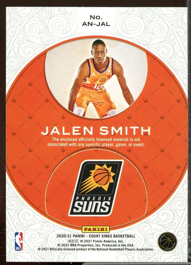 Jalen Smith Rookie Card 2020-21 Court Kings Art Nouveau Rookie Materials #12  Image 2