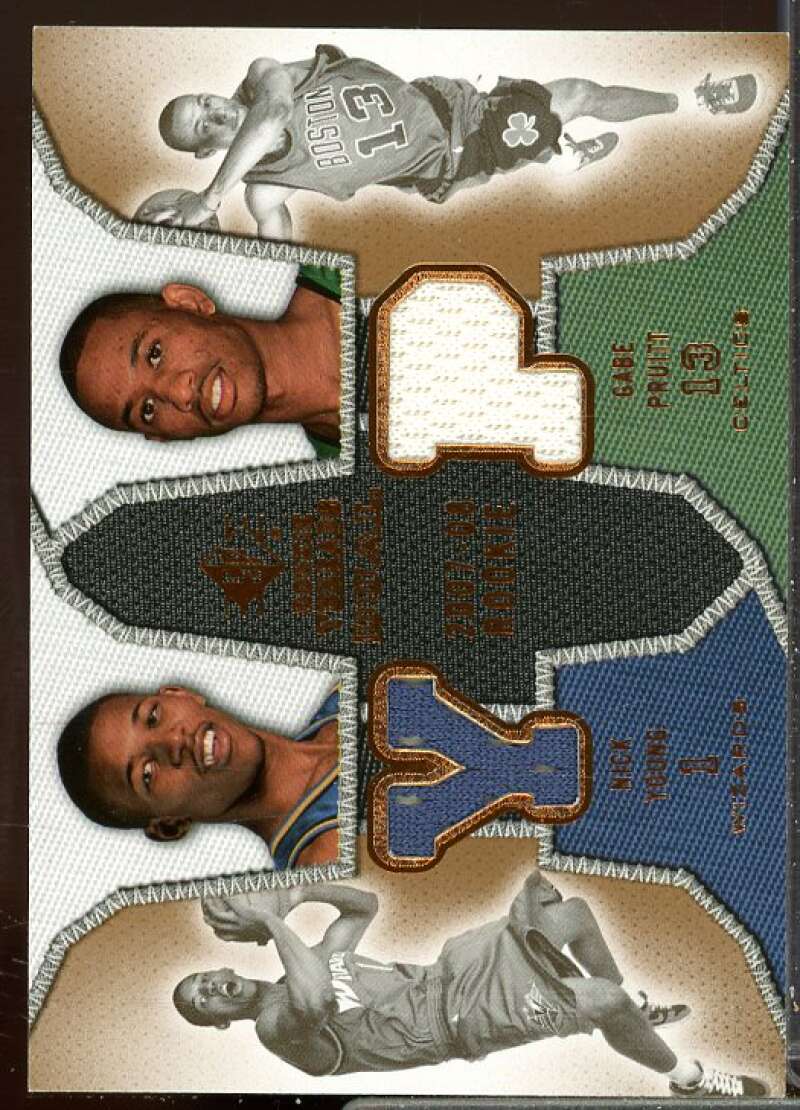 Nick Young/Gabe Pruitt Rookie 2007-08 SP Rookie Threads Rookie Threads Dual #YP  Image 1