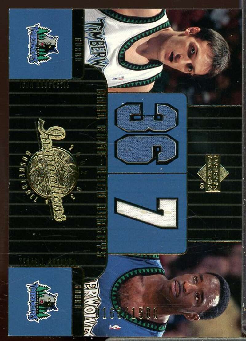 Igor Rakocevic JSY RC/Terrell Brandon JSY 2002-03 Upper Deck Inspirations #124  Image 1