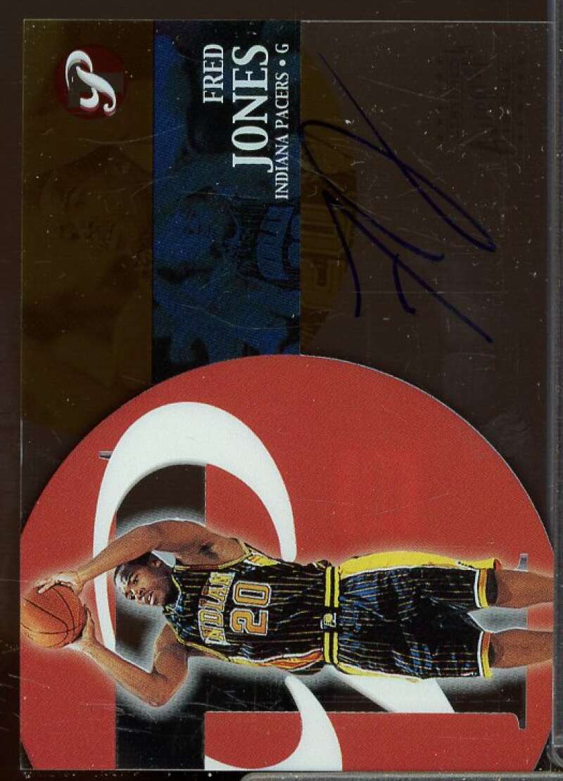 Fred Jones Card 2002-03 Topps Pristine Personal Endorsements #PEFJ  Image 1