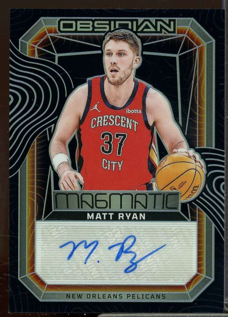 Matt Ryan/149 Rookie Card 2023-24 Panini Obsidian Magmatic Signatures #34  Image 1