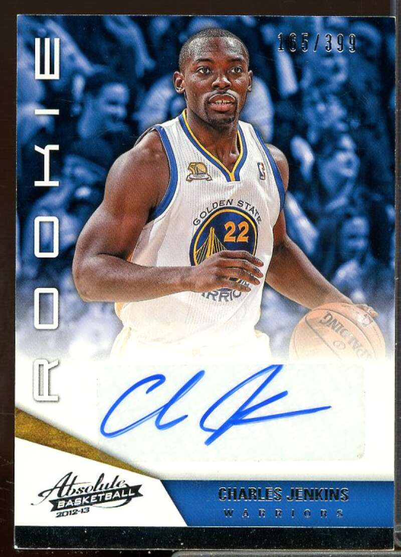 Charles Jenkins AU/399 Rookie Card 2012-13 Absolute Rookie #185  Image 1