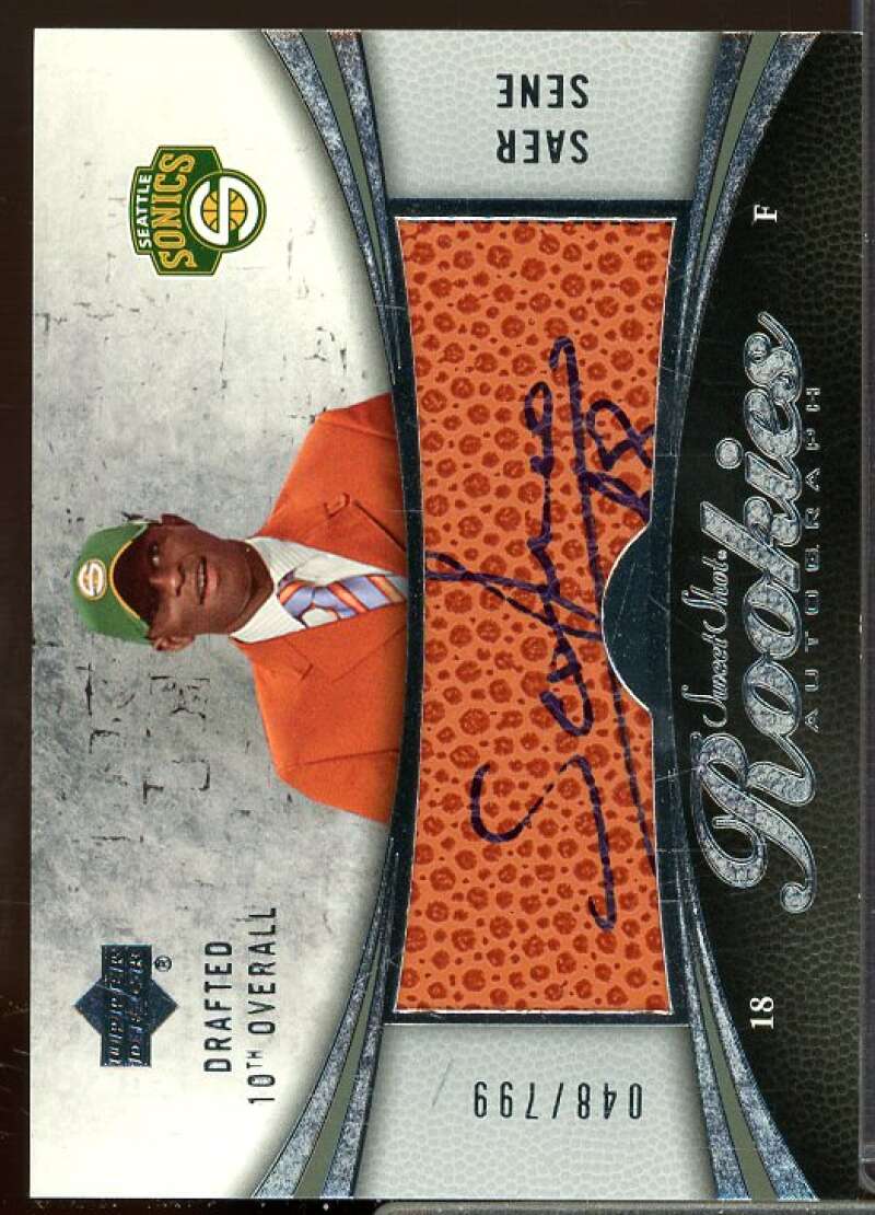 Saer Sene AU Rookie Card 2006-07 Sweet Shot Rookie #108  Image 1