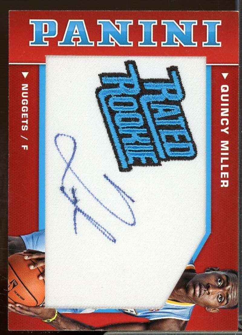 Quincy Miller/50 Rookie Card 2012-13 Panini Rated Rookie Signatures #35  Image 1