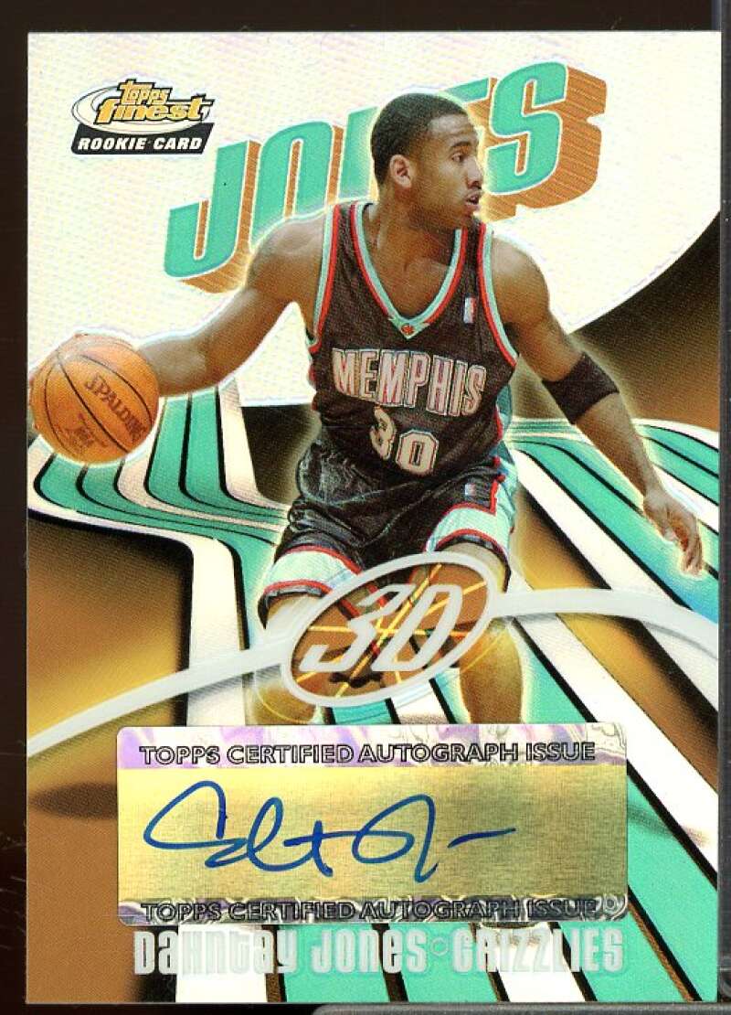 Dahntay Jones AU Rookie Card 2003-04 Finest Refractors Rookie #169  Image 1