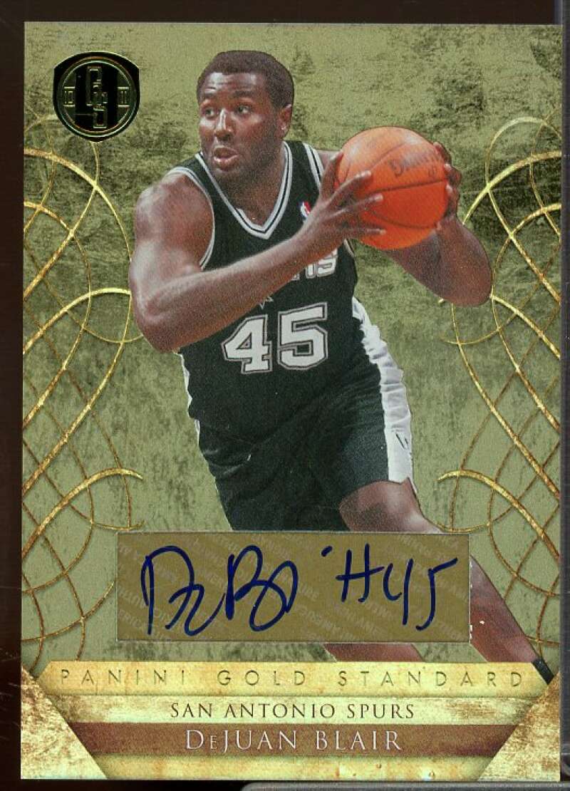 DeJuan Blair/299 Card 2010-11 Panini Gold Standard Signatures #98  Image 1