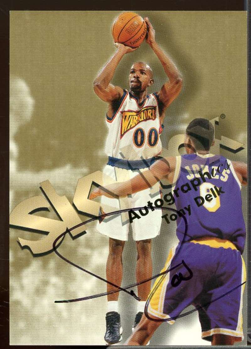 Tony Delk Card 1998-99 SkyBox Premium Autographics #33  Image 1