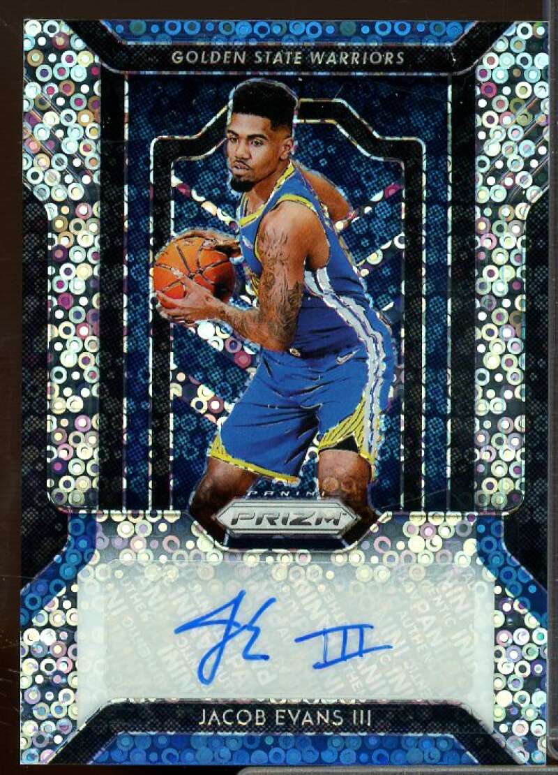 Jacob Evans III Rookie 2018-19 Panini Prizm Fast Break Rookie Autographs #28  Image 1