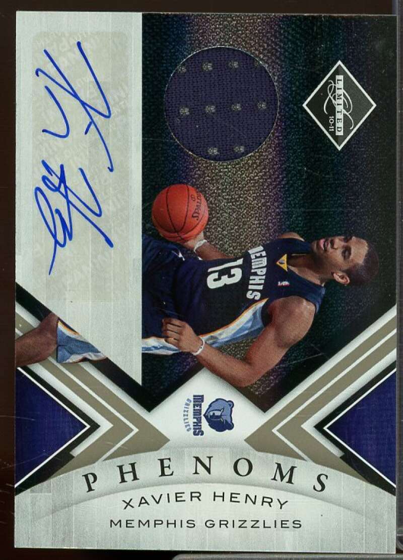 Xavier Henry JSY AU Rookie Card 2010-11 Limited Rookie #190  Image 1