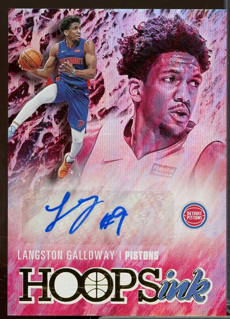 Langston Galloway Card 2020-21 Hoops Hoops Ink #6  Image 1