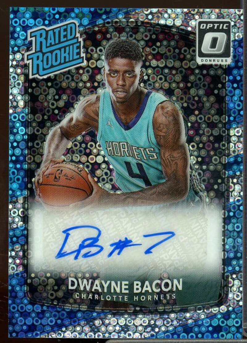 Dwayne Bacon Rookie Card 2017-18 Donruss Optic Fast Break Rookie Signatures #94  Image 1