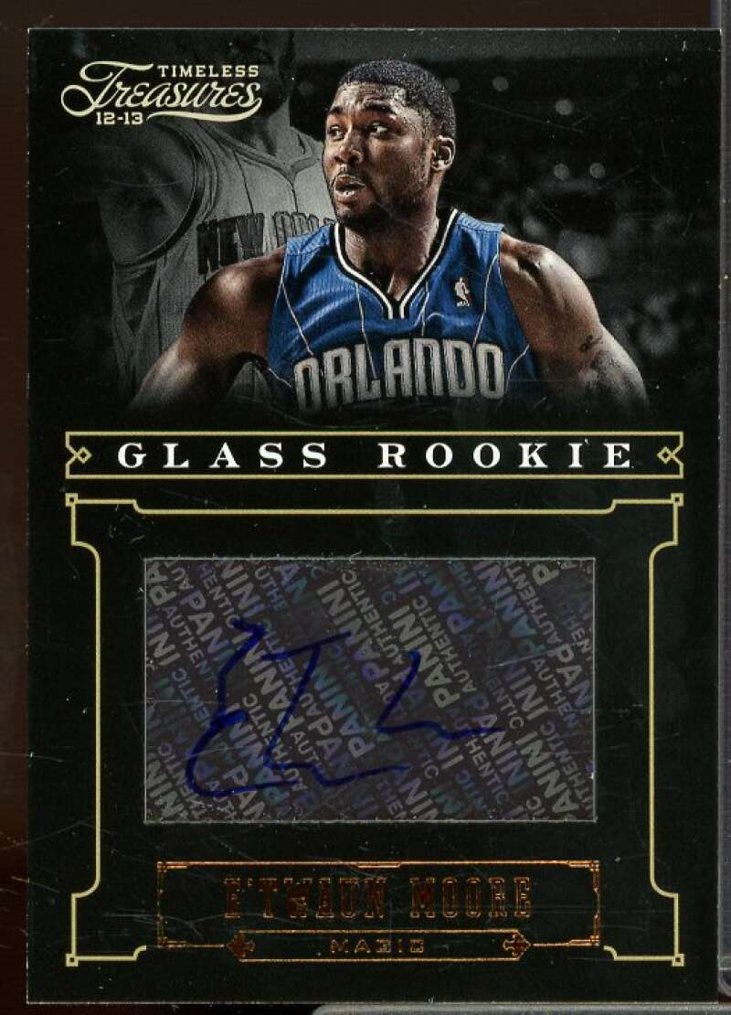 E'Twaun Moore AU/499 Rookie Card 2012-13 Timeless Treasures Rookie #174  Image 1