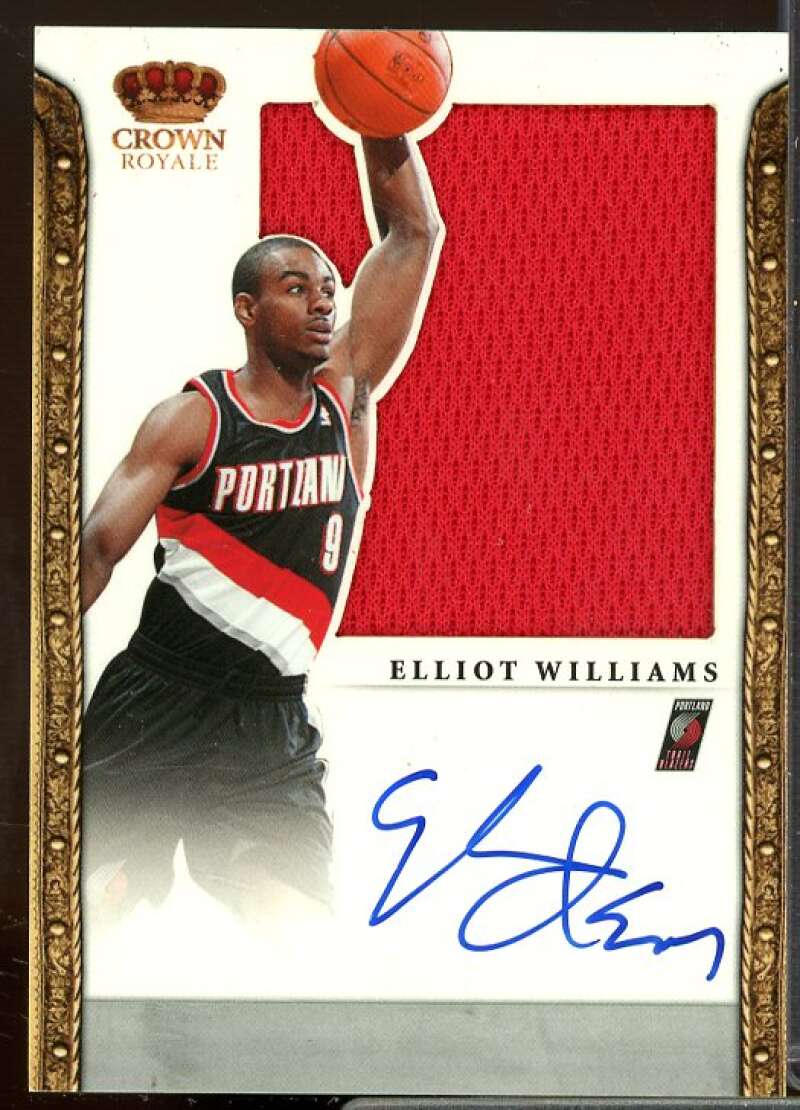 Elliot Williams SL/99 JSY AU Card 2011-12 Panini Preferred #350  Image 1
