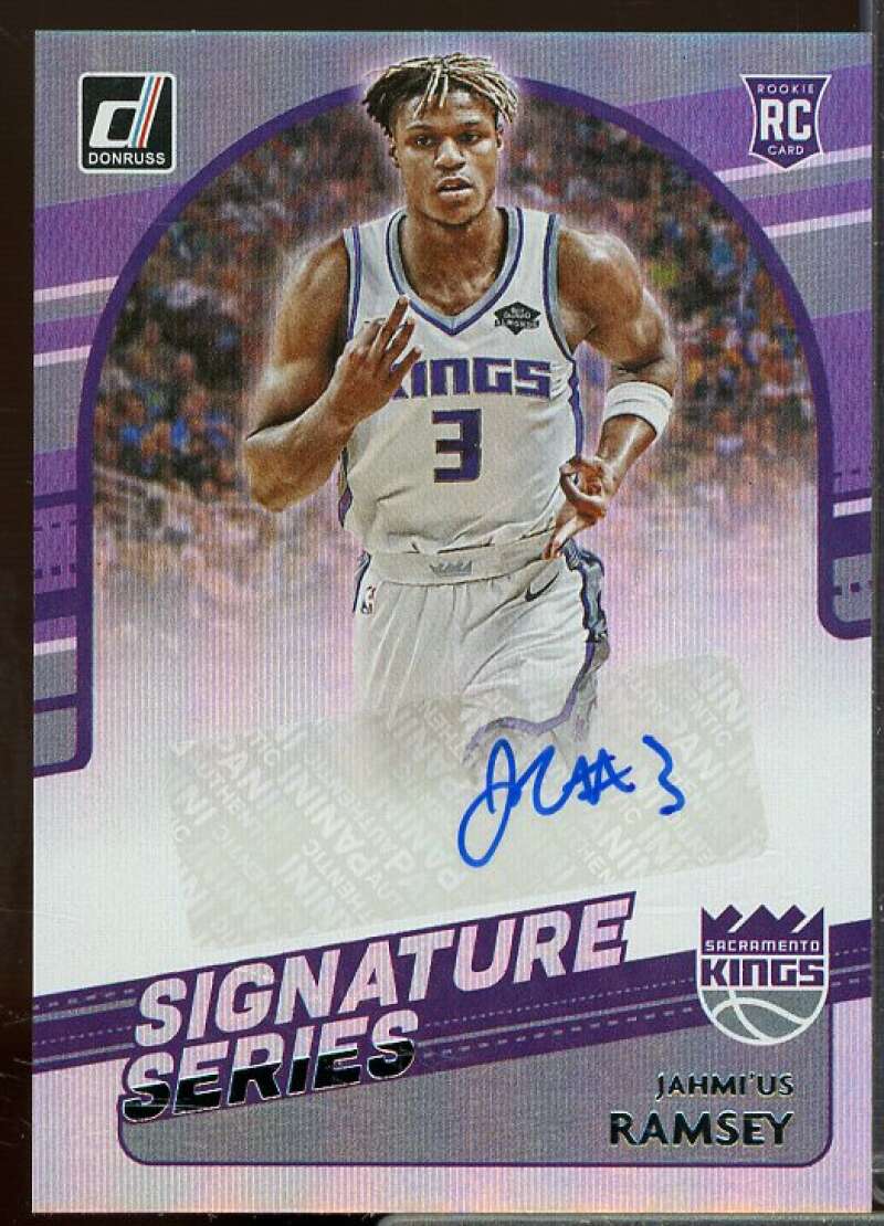 Jahmi'us Ramsey Rookie Card 2020-21 Donruss Signature Series Rookie #94  Image 1