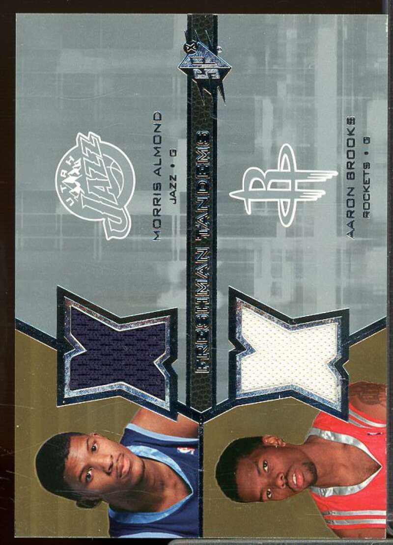 Morris Almond/Aaron Brooks Card 2007-08 SPx Freshman Orientation Tandems #AB  Image 1