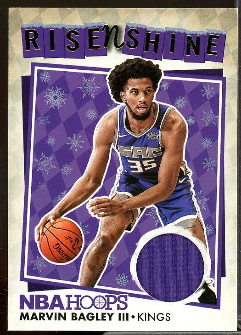 Marvin BagleyIII Rookie 2018-19 Hoops Rise N Shine Rookie Memorabilia Winter #2  Image 1