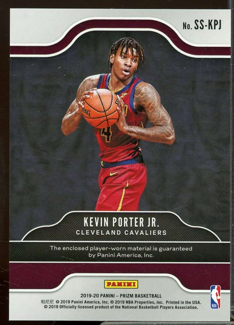 Kevin Porter Jr. Rookie 2019-20 Panini Prizm Rookie Sensational Swatches #27  Image 2