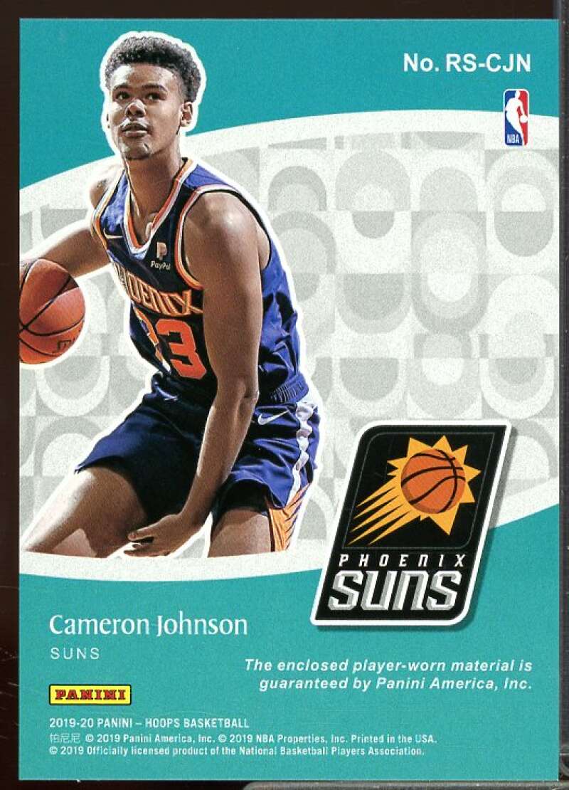 Cameron Johnson Rookie Card 2019-20 Hoops Rise N Shine Rookie Memorabilia #17  Image 2