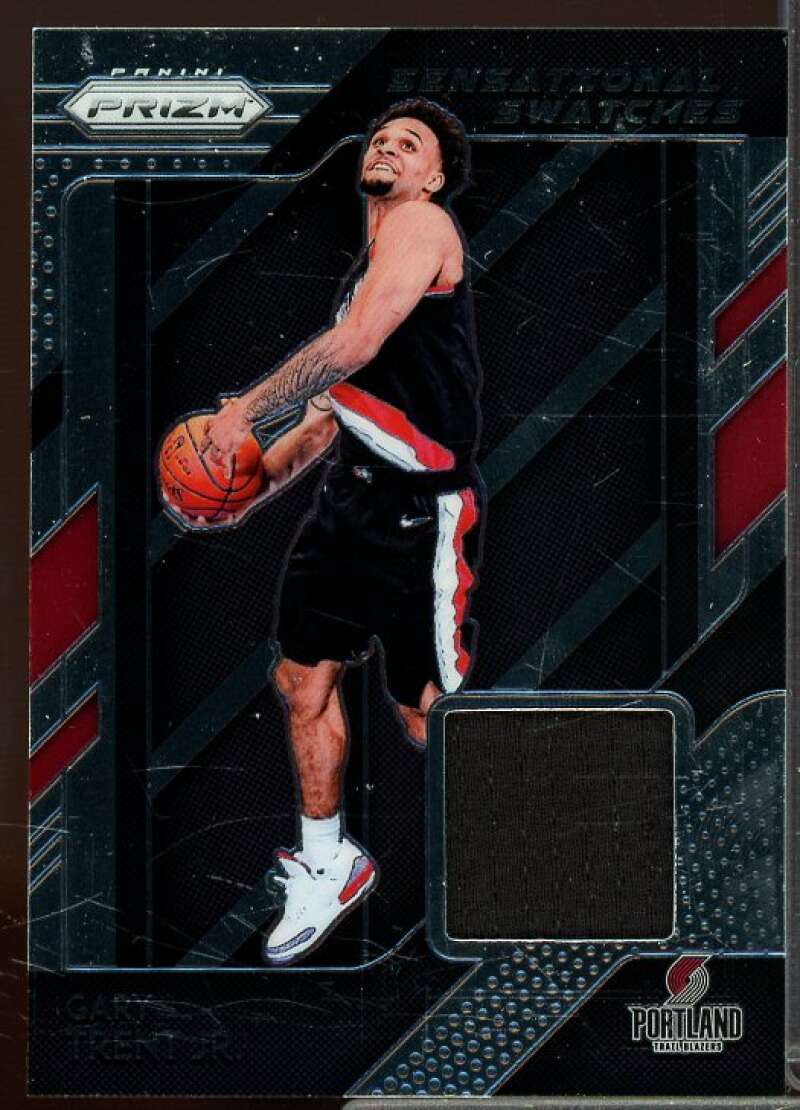 Gary Trent Jr. Rookie Card 2018-19 Panini Prizm Rookie Sensational Swatches #72  Image 1
