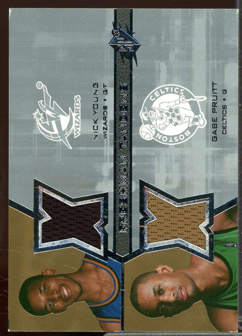 Nick Young/Gabe Pruitt Card 2007-08 SPx Freshman Orientation Rookie Tandems #YP  Image 1