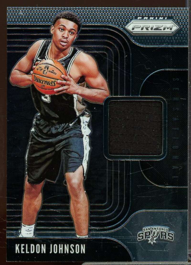 Keldon Johnson Rookie Card 2019-20 Panini Prizm Rookie Sensational Swatches #26  Image 1