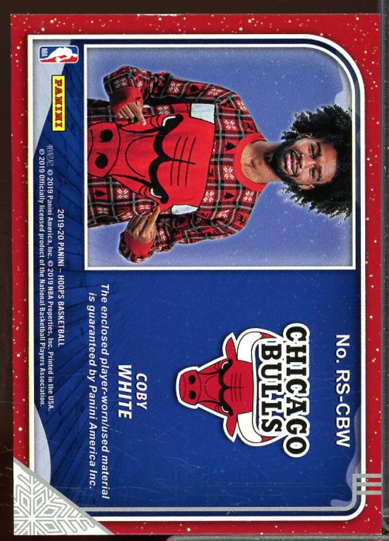 Coby White Rookie Card 2019-20 Hoops Rookie Sweaters #2  Image 2