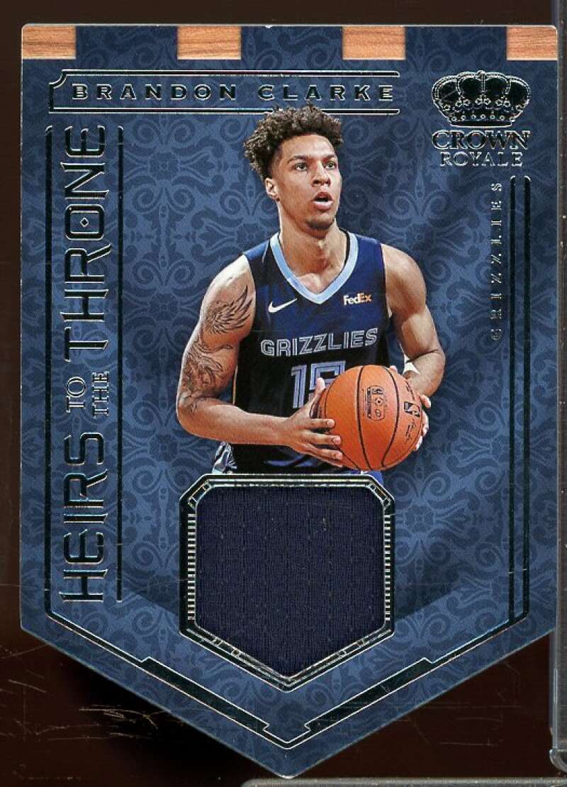 Brandon Clarke 2019-20 Crown Royale Heirs to the Throne Rookie Materials #35  Image 1