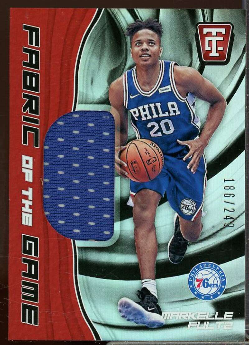 Markelle Fultz/249 Card 2017-18 Totally Certified Fabric of the Game Rookies #1  Image 1