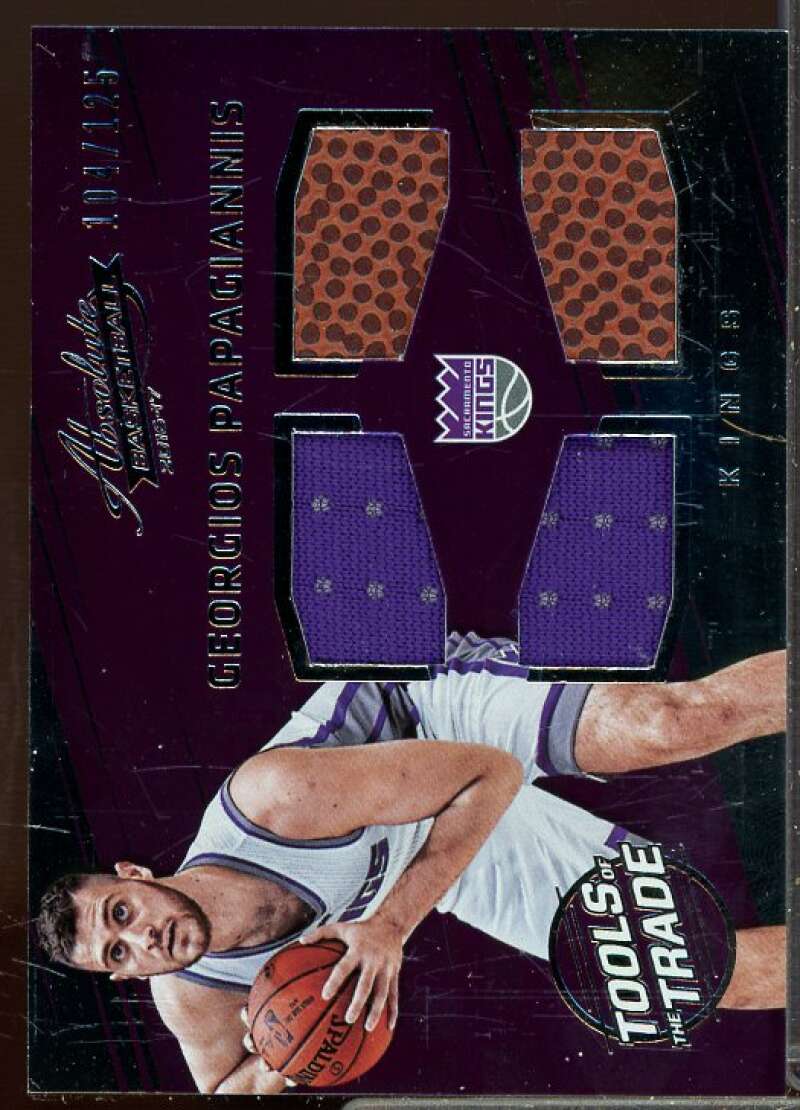 Georgios Papagiannis 2016-17 Absolute Tool of the Trade Rookie Material Quad #9  Image 1
