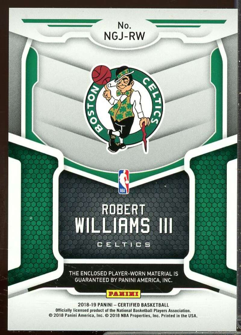 Robert Williams III Card 2018-19 Certified New Generation Jerseys #27  Image 2