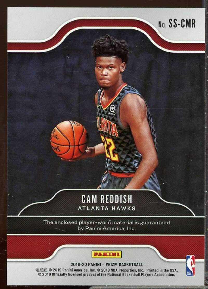 Cam Reddish Rookie Card 2019-20 Panini Prizm Rookie Sensational Swatches #9  Image 2