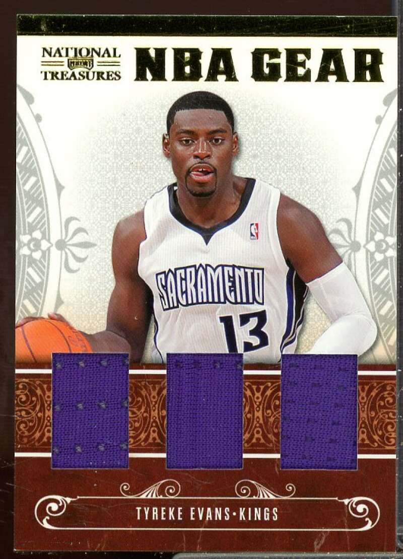 Tyreke Evans/99 Card 2010-11 Playoff National Treasures NBA Gear Trios #4  Image 1