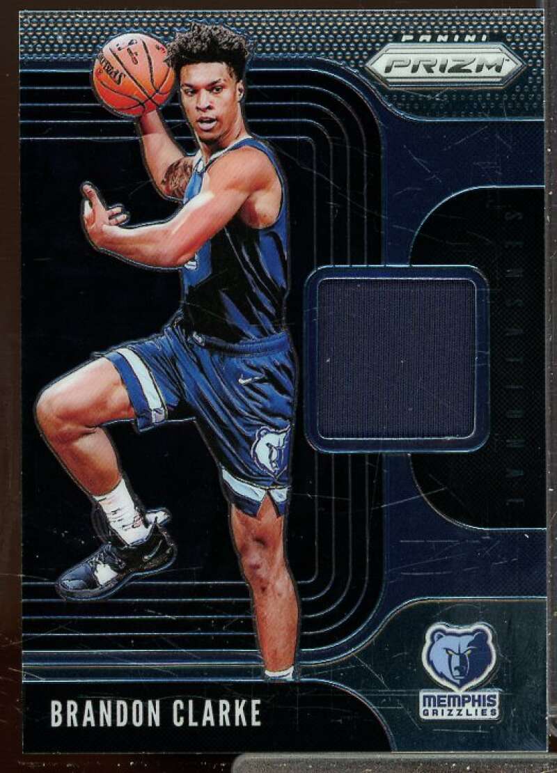 Brandon Clarke Rookie Card 2019-20 Panini Prizm Rookie Sensational Swatches #19  Image 1